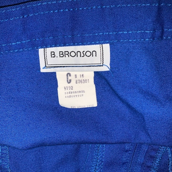 Pre loved 🥰 B.BRONSON original fit minimal blue skirt ladies SZ 16. - Picture 10 of 10